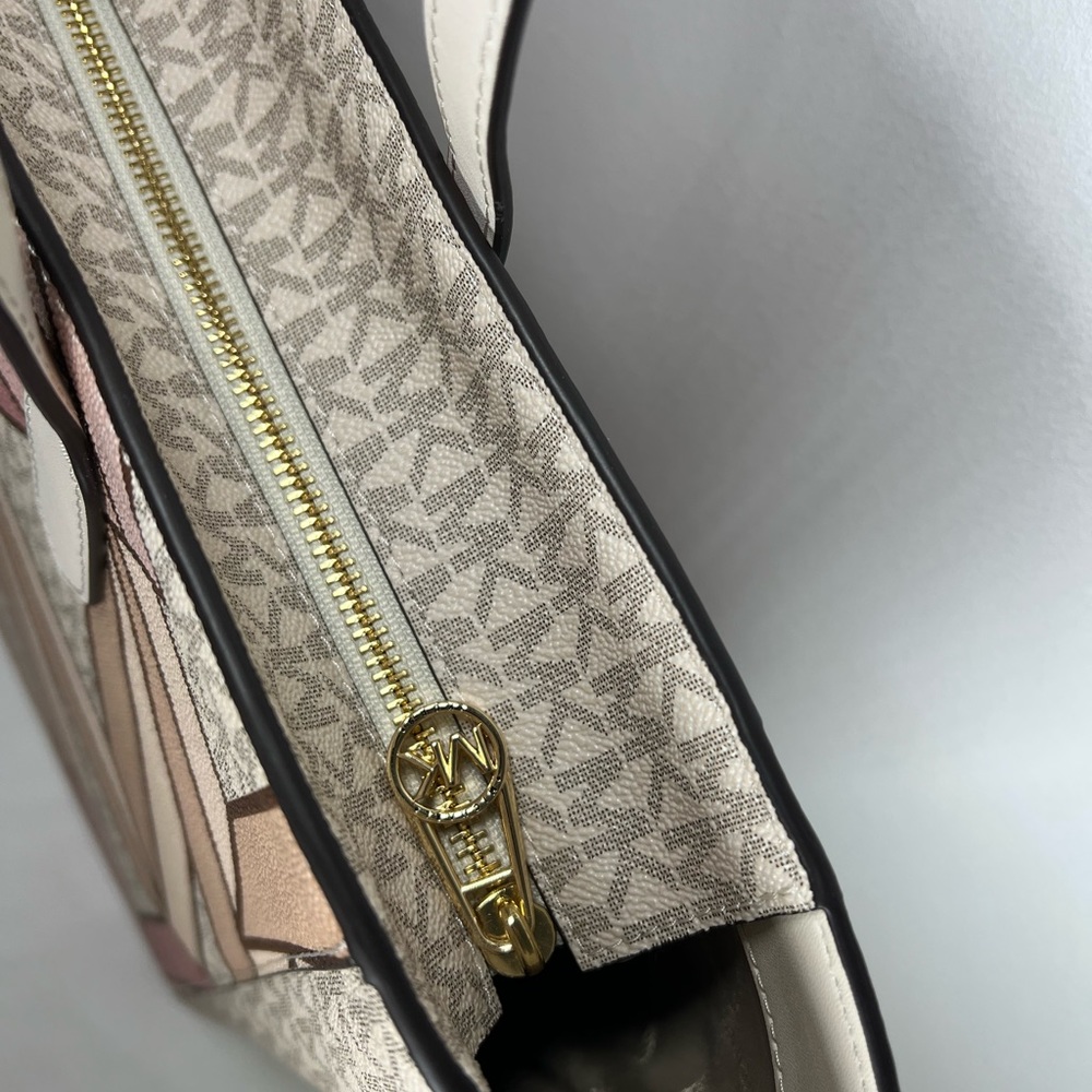 NWT Michael Michael Kors Sinclair Large East/West Smokey Rose Tote - Picture 9 of 9